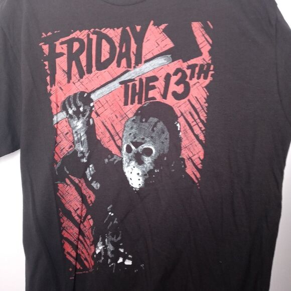 Friday The 13Th black tee - Picture 3 of 4